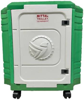 MITTAL HOME UPS CABINET_GREEN_5_WHEELS Trolley for Inverter and Battery