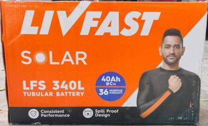 Livfast LFS 340L 40 Ah Livfast LFS340L 40Ah Tubular Batteryry Modified Sine Wave Inverter