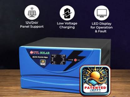 UTL Solar 900 VA with 3 Year Warranty Solar Compatible Pure Sine Wave Inverter