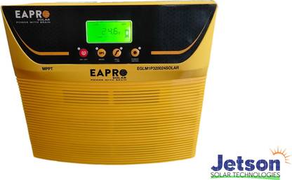 EAPRO GLOBAL LTD. 2600 VA 3000VA/24V MPPT SOLAR PCU with 24 Months Warranty Solar Compatible Pure Sine Wave Inverter