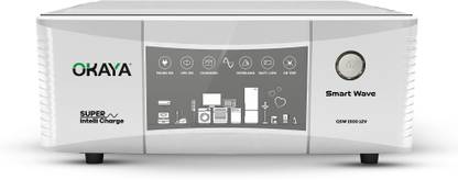 OKAYA 1250 VA Inverter Smart Wave 1500 Qusi Sine Wave 1250VA/12V for Home, Office and Shop with 36 Months Warranty Modified Sine Wave Inverter