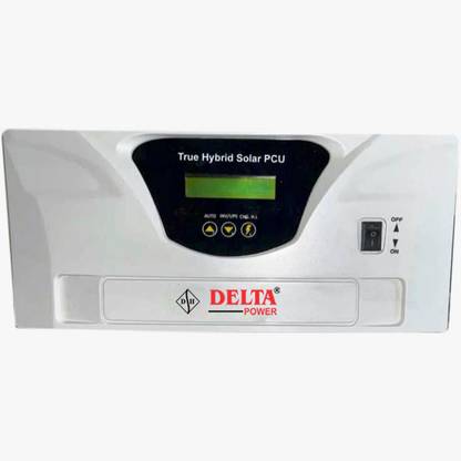 DELTA POWER 2500VA 60A HEAVY DUTY SOLAR INVERTER Fully automatic PCU (solar + non- solar Supports lithium battery [HIGHLY CONFIGURABLE] with inbuilt stabilizer Pure Sine Wave Inverter