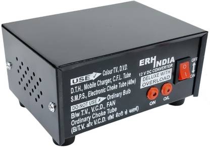 ERHIndia 100 Watt Dc to Ac Mini Inverter for Multiple Applications Modified Sine Wave Inverter