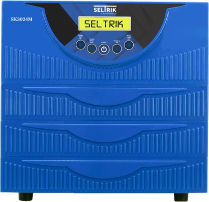 Seltrik 3000 VA SK3000VA 24V with 36 Months Warranty Solar Compatible Pure Sine Wave Inverter