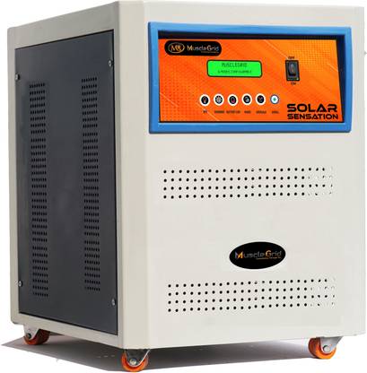 MuscleGrid India 4200 VA Fully Automatic AI PCU (Solar + Non-Solar) with 24 Months Warranty Solar Compatible Pure Sine Wave Inverter