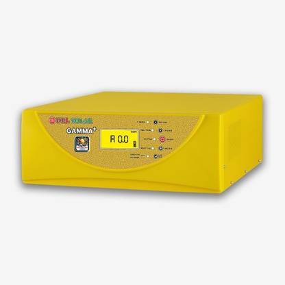 UTL Gamma Plus 1012 MPPT Solar Hybrid Inverter for Home Office & Shops | Pure Sinewave | LCD Display | Easy Installation | 2 Yrs Warranty (1kVA 12V) Pure Sine Wave Inverter