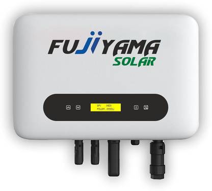 Fujiyama 2.5 kW On-Grid Solar Inverter | Transformerless | High MPPT Efficiency 99% Net Meter Compatible | IP65 Certified | Remote Monitoring Modified Sine Wave Inverter