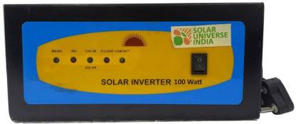SOLAR UNIVERSE INDIA SUI-Hybrid Inverter 100W - High Load Off Grid Solar Inverter - 100VA / 12V and AC/DC Input - High Load Modified Sine Wave Inverter