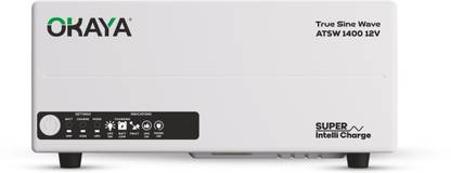 OKAYA 1150 VA Okaya Advanced True Sine Wave; VA Rating: 1150 VA / 12V; 920 Watt with 36 Months Warranty Pure Sine Wave Inverter