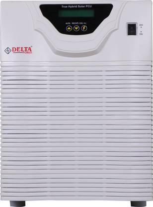 DELTA POWER 6.5KVA 48V CUSTOMIZABLE AI BASED Hybrid Solar Inverter PCU (Solar + Non-Solar) Supports heavy load of two 1.5T INVERTER AC Pure Sine Wave Inverter