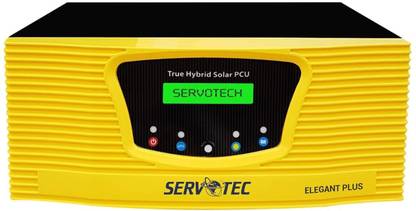 Servotech 1000/12V PWM Intelligent Solar Inverter/ Advance Solar Protection/Dual Technology Support/Elegent Plus 1112 Pure Sine Wave Inverter