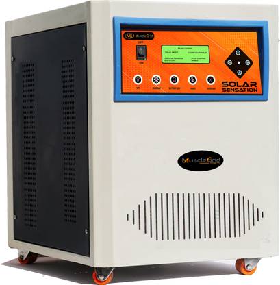 MuscleGrid India WiFi IoT SOLAR SENSATION 4.2KVA 48V Hybrid Solar Inverter With Home Automation Fully Automatic AI PCU (Solar + Non-Solar) Pure Sine Wave Inverter