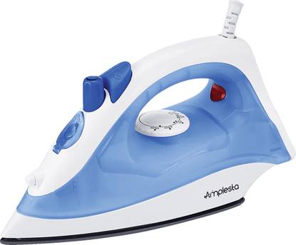 Amplesta Steam Iron Pro with Teflon coated Non-stick plate 1200 W Steam Iron  (Blue)