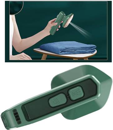 EASYCART Portable Mini Ironing Machine-Green 50 W Garment Steamer