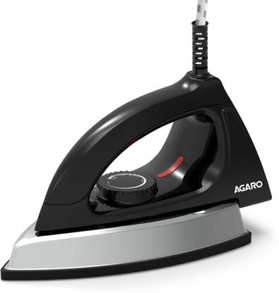 AGARO Regal Heavy Weight Electric Dry Iron, 1000 W Dry Iron (Black) deal from flipkart AGARO Regal Heavy Weight Electric Dry Iron, 1000 W Dry Iron (Black) deal from flipkart