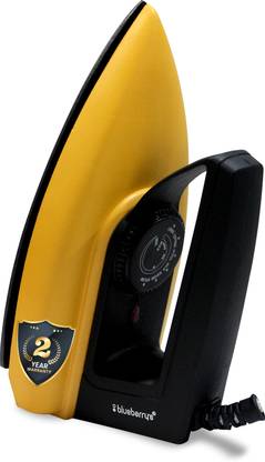 BlueBerry's BDI 750W Dry Iron Box Press Nonstick Soleplate 2 Year Warranty 750 W Dry Iron