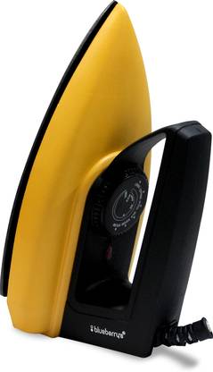 BlueBerry's BDI 750W Dry Iron Box Press Nonstick Soleplate 2 Year Warranty 750 W Dry Iron