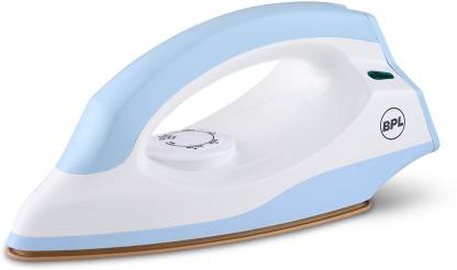 BPL BDIS0011 Adjustable Temperature Setting Heating Up Light Cool Touch Plastic Body 1000 W Dry Iron