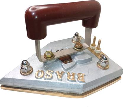 Tovito - BRASO 10 Pound 4.5 kg Brass Plate Industrial laundry electric Iron box 800 W Dry Iron