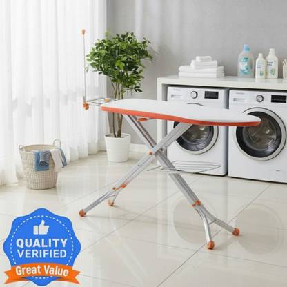 Jaimini by KSI Deluxe Foldable Iron Table for Home | Height Adjustable iron stands | Ironing Board