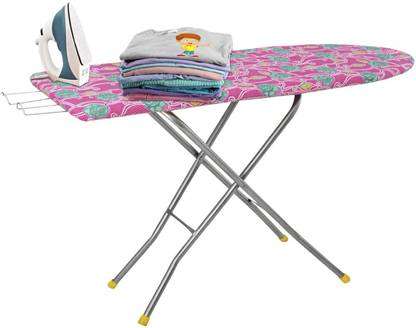 HOMACE 18 Inches Wooden Iron Table | Press Table with Adjustable Iron Holder | Wooden Ironing Board