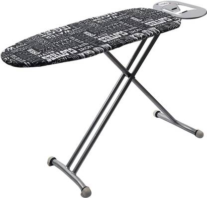 Peng Essentials by Peng Essentials Berlin Iron Table - Black, Surface 97x34 Adjustable height with Iron rest Ironing Board