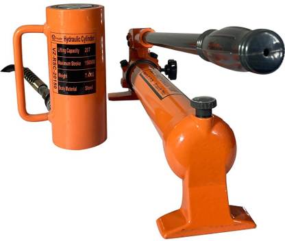 VOLTZ VZ-RSC-20150 20 Ton Hydraulic Pump Hollow Hole Cylinder Jack with CP700 (6 inch) Vehicle Jack