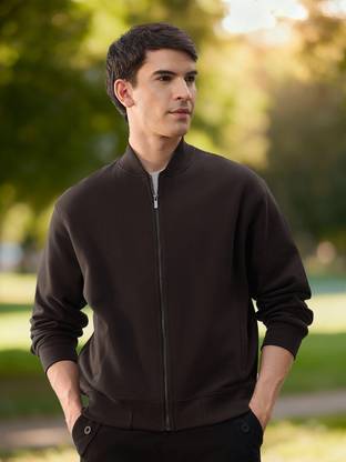 NOBERO Full Sleeve Solid Men Jacket