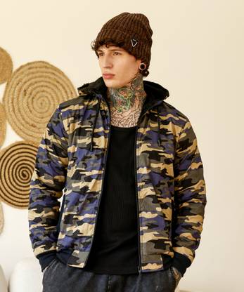 CAMPUS SUTRA Full Sleeve Printed Men Jacket