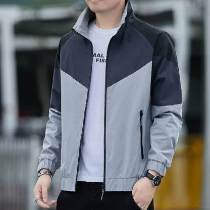AGARSHGARMENTS Full Sleeve Colorblock Men Jacket