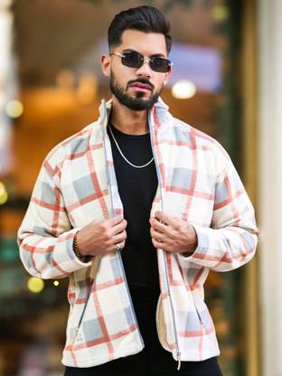 MANIAC Full Sleeve Checkered Men Jacket