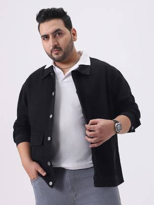 Urbano Plus Full Sleeve Washed Men Denim Jacket