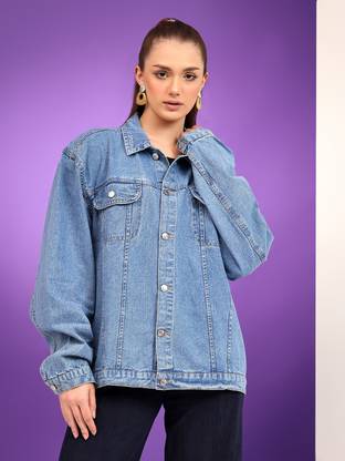 KOTTY Full Sleeve Solid Women Jacket