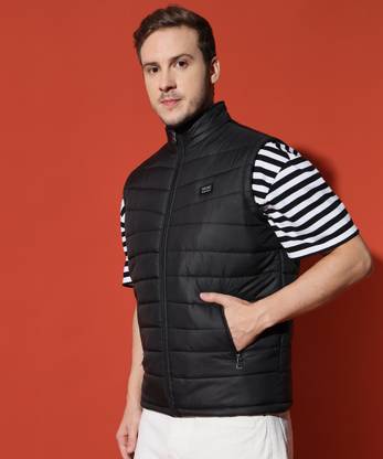 Brayles Sleeveless Solid Men Jacket