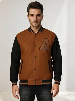 CHKOKKO Full Sleeve Solid Men Jacket