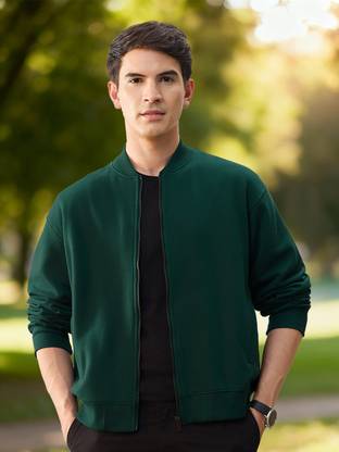 NOBERO Full Sleeve Solid Men Jacket