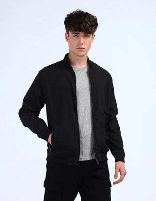 FLYING MACHINE Full Sleeve Solid Men Jacket