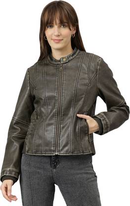 LATIN QUARTERS Full Sleeve Solid Women Jacket