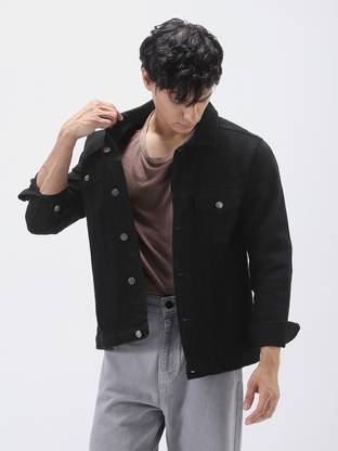 Urbano Fashion Full Sleeve Washed Men Denim Jacket