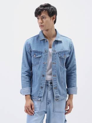 Urbano Fashion Full Sleeve Washed Men Denim Jacket