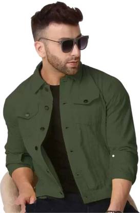 BNK 3/4th Sleeve Solid Men Denim Jacket