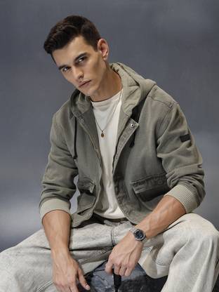 WROGN Full Sleeve Solid Men Jacket