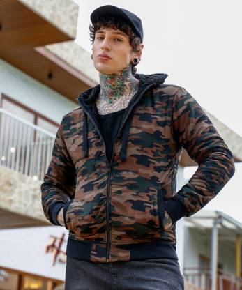 CAMPUS SUTRA Full Sleeve Printed Men Jacket