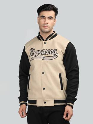 CHKOKKO Full Sleeve Solid Men Jacket