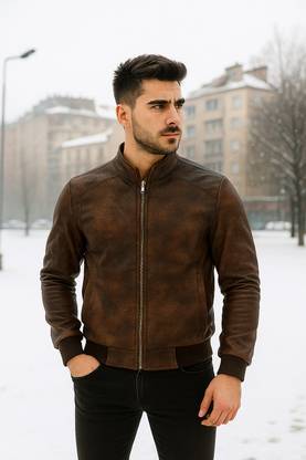 NYSINE Full Sleeve Solid Men Jacket