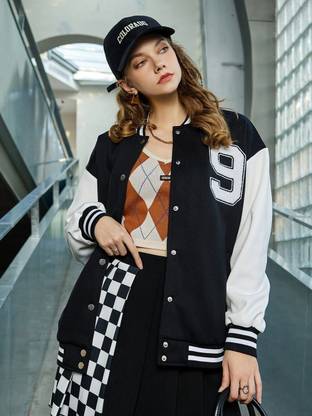 Fashion Poiint Full Sleeve Colorblock Women Jacket