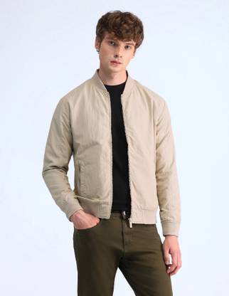 FLYING MACHINE Full Sleeve Solid Men Jacket