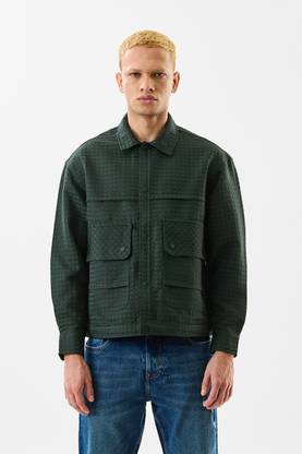 Snitch Full Sleeve Solid Men Jacket