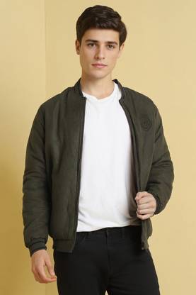Allen Solly Full Sleeve Solid Men Jacket