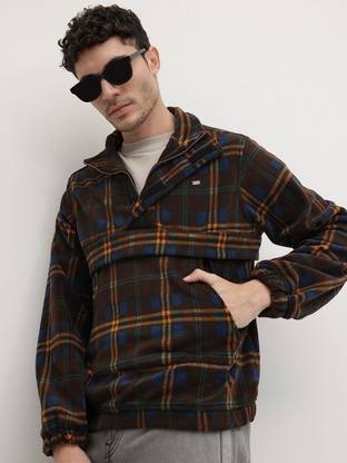 Roadster Full Sleeve Checkered Men Jacket
